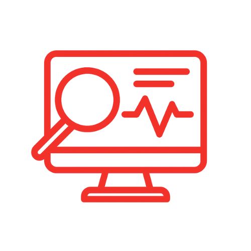 Desktop computer diagnostics and troubleshooting service icon – CAA Computers Kingsgrove Sydney, serving Bankstown, Camden, Revesby and surrounding suburbs.