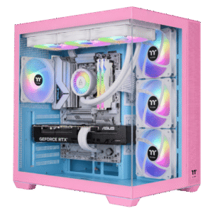RTX 5070 TI gaming pc Pink gaming pc ryzen 7 7800x3d