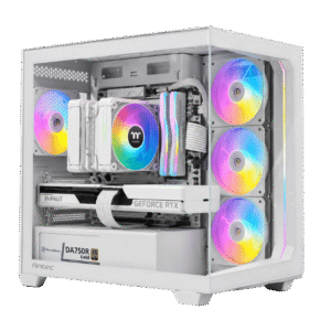white 1440p esports gaming pc