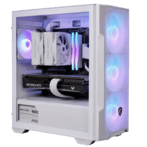 white rtx 5070 gaming pc
